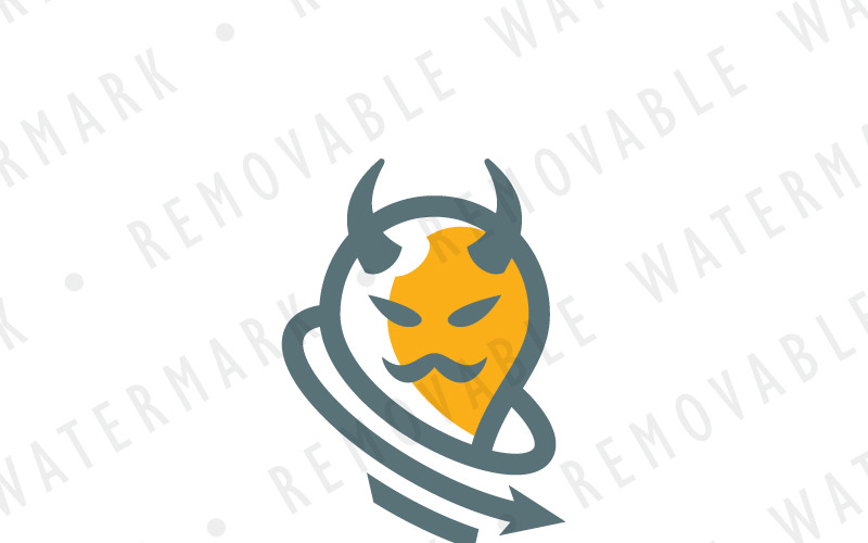 Download Шаблон логотипа "Devil Energy Logo Template" / Devil Energy Logo Template - Шаблон логотипа на тему графика energy,clever,idea,character,solution,smart,mascot,bulb,devil,demon,electricity,logo,design,template,technology,lighting,innovation,consulting,power,renewable