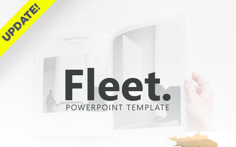 Fleet v.2- Yaratıcı Sunum PowerPoint şablonu