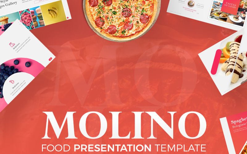 Molino - шаблон презентации продуктов питания PowerPoint
