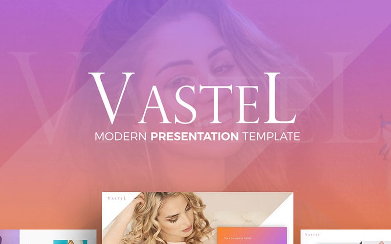 Vastel - modelo de PowerPoint moderno