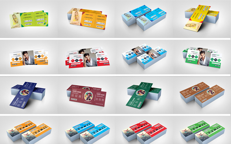 Download 7 Бандл билетов на мероприятие / VOLUME 7 Event Ticket - Corporate Identity Template - Фирменный стиль на тему графика barbecue carnival christmas church cinema coachella concert conference contemporary dj easter entry event tickets festival flat hipster indie lottery modern