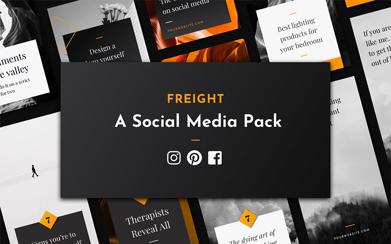 Download Шаблон для соцсетей "Freight Delightful Artifacts Social Media Template" / Freight Delightful Artifacts Social Media Template - Шаблон для соцсетей на тему графика 