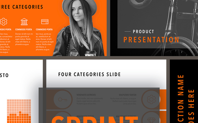 Modello PowerPoint sprint