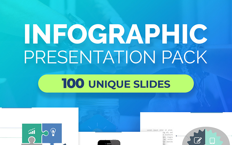 Пакет инфографики для презентаций - шаблон Keynote