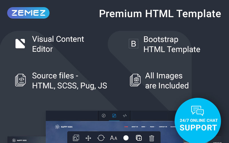 используйте шаблон сайта