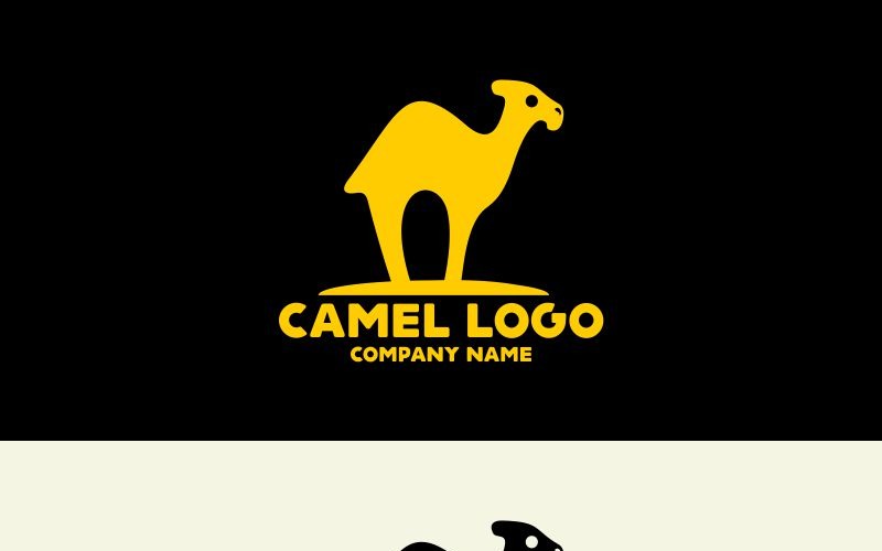 Modello di logo del cammello