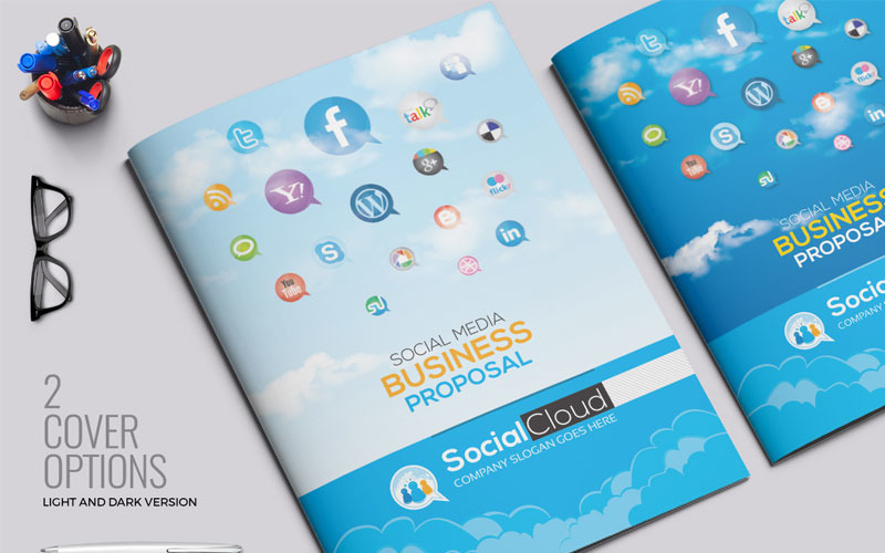 Social Media Project Proposal - Corporate Identity Template