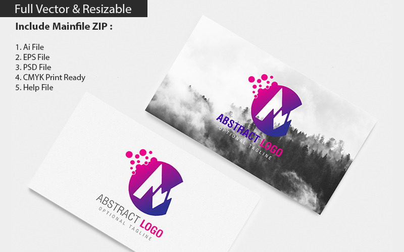 Download Шаблон логотипа "MADA Abstract Logo Template" / MADA Abstract Logo Template - Шаблон логотипа на тему графика 