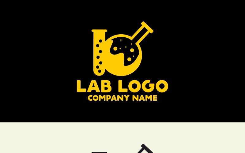 Шаблон логотипу лабораторії