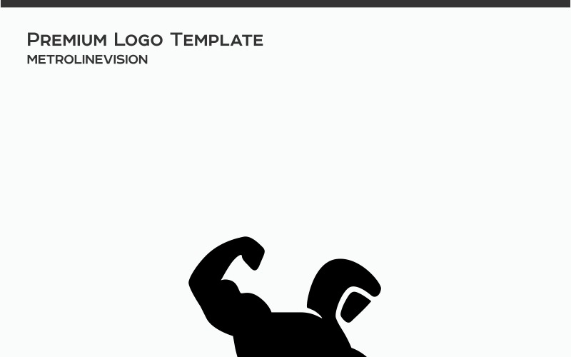 Download Шаблон логотипа "Bodybuilding Logo Template" / Bodybuilding Logo Template - Шаблон логотипа на тему графика barbell body builder building center colorful exercise fitness gym holding icon illustration inscription label lifting logo logotype man muscle patch