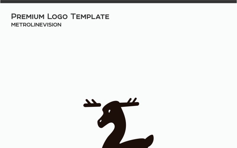 Download Шаблон логотипа "Deer Logo Template" / Deer Logo Template - Шаблон логотипа на тему графика animal animals big brand branding buck club clubs deer head exclusive forest hunt hunting jungle modern nature rustic stag traditional