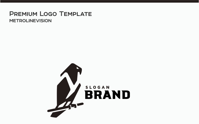 Download Шаблон логотипа "Eagle Logo Template" / Eagle Logo Template - Шаблон логотипа на тему графика eagle eaglelogo animals animal bird wildlife nature unique brand branding cool web wild professional simple