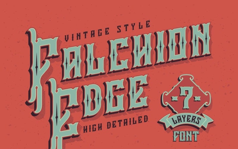Falchion Edge-Schriftart