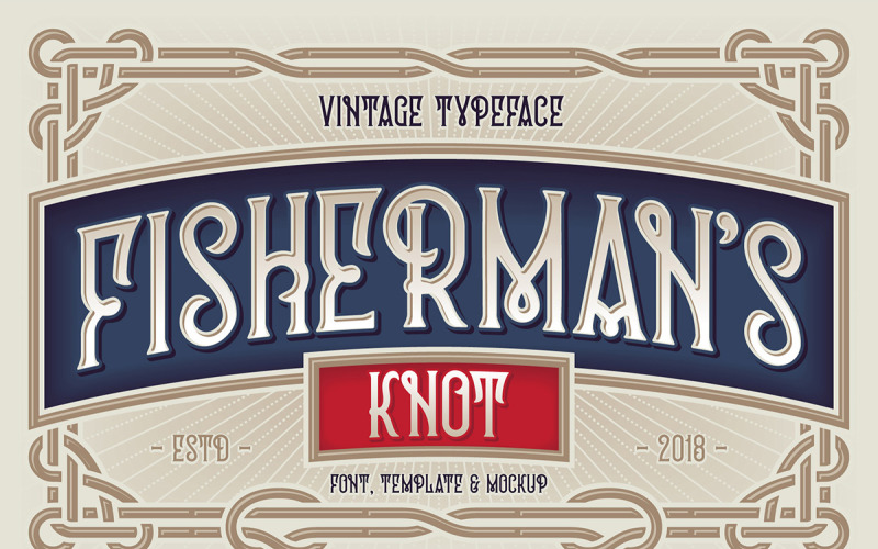 Fisherman's Knot & Graphics-lettertype