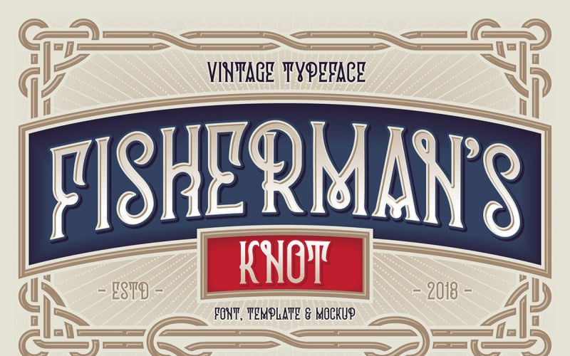 Fisherman's Knot & Graphics Schriftart