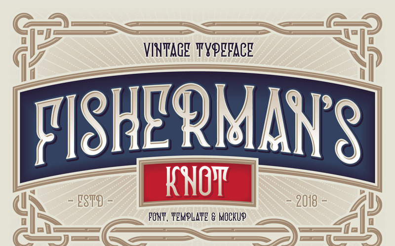 Download Шрифт "Fisherman's Knot &amp; Graphics Font" / Fisherman's Knot &amp; Graphics Font - Шрифт на тему графика vintage,font,alphabet,vector,typography,decorative,ornate,retro,design,style,poster,art,background,decoration,type,old,typeface,text,label,lettering