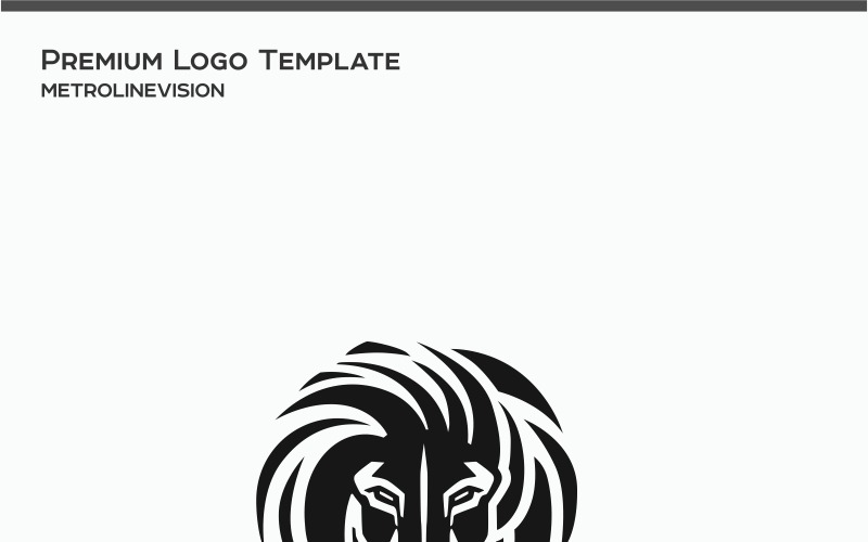 Download Шаблон логотипа "Lion Logo Template" / Lion Logo Template - Шаблон логотипа на тему графика animal animals wild wildlife lion strong zoo brand branding unique modern professional simple
