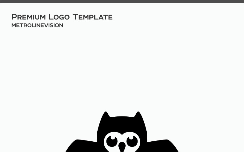 Download Шаблон логотипа "Owl Logo Template" / Owl Logo Template - Шаблон логотипа на тему графика animal animals nature forest owl bird wild wildlife logo professional unique cool simple web brand branding