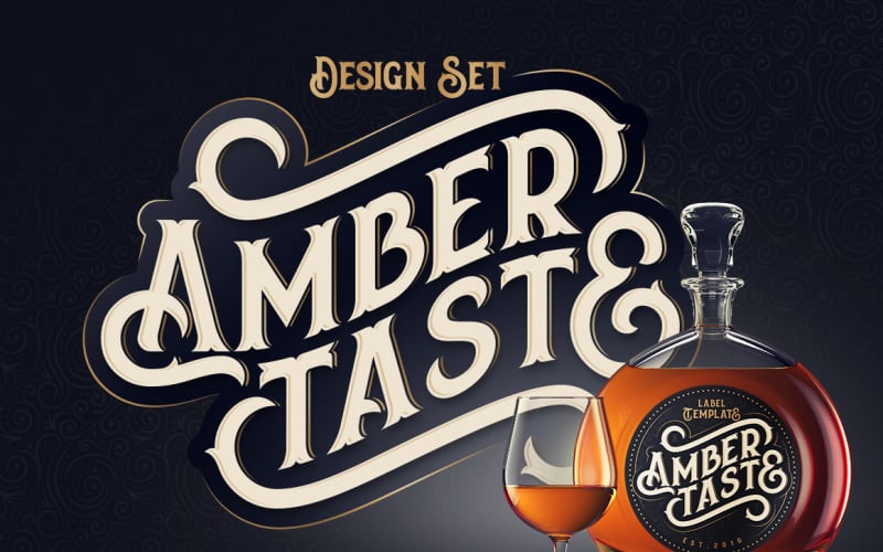 Download Шрифт "Amber Taste Font" / Amber Taste Font - Шрифт на тему графика stylized,decoration,font,alphabet,fine,tag,typeface,drink,vector,awesome,symbol,circle,name,graphic,old,alcohol,typography,abc,type,title