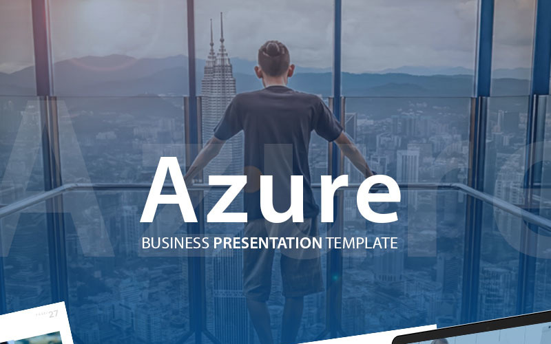 Azure - PowerPoint şablonu