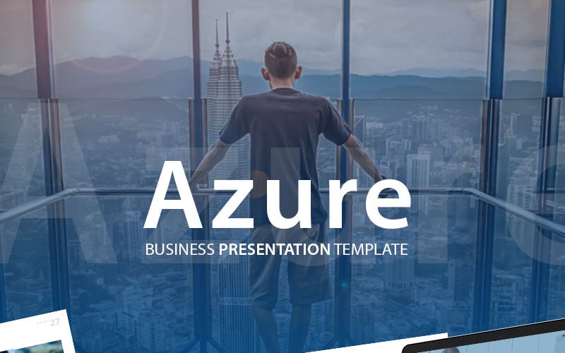 Azure – PowerPoint-Vorlage