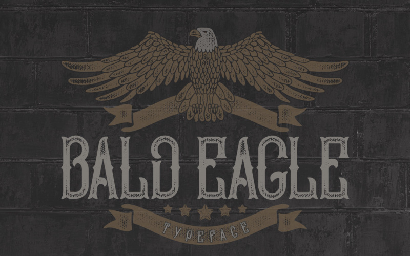 Bald Eagle typsnitt typsnitt
