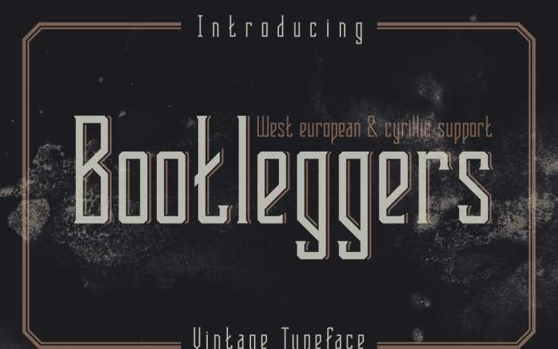 Bootleggers字体