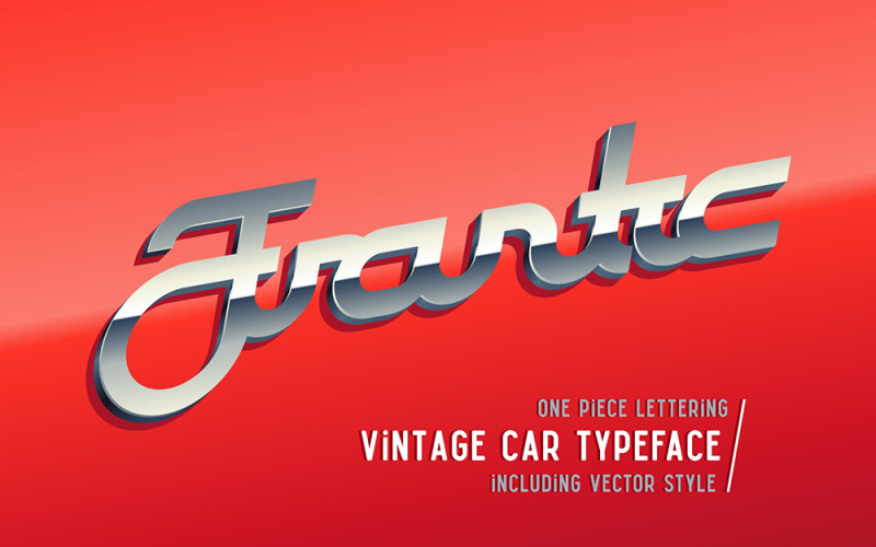 Download Шрифт "Frantic Font" / Frantic Font - Шрифт на тему графика font,car,vintage,chrome,retro,vector,type,background,alphabet,design,illustration,symbol,letter,poster,sign,template,abc,typography,style,art