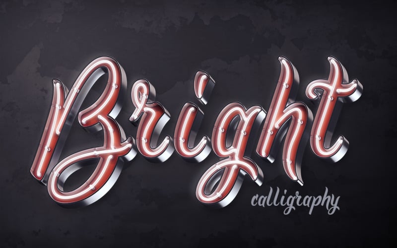 Fuente PSD Bright Calligraphy