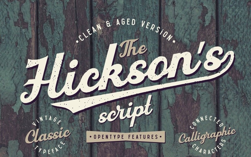 Hickson's Script + Bonus Font
