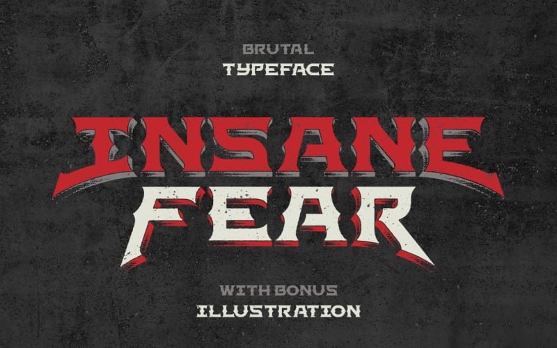 Insane Fear-lettertype