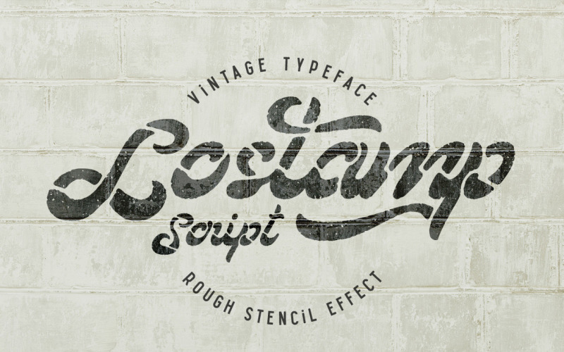 Lostamp-lettertype