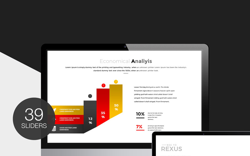 Modèle PowerPoint de présentation Rexus Creative Pro