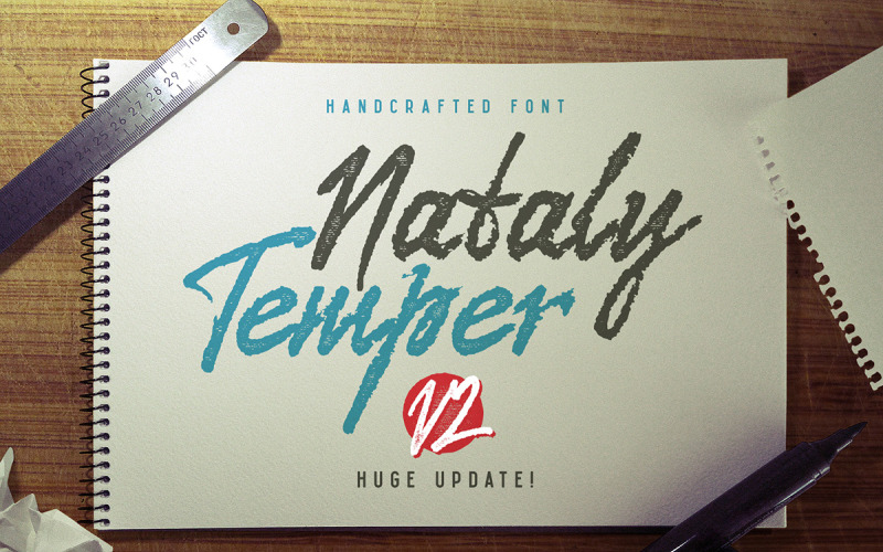 Download Шрифт "Nataly Temper v.2 Font" / Nataly Temper v.2 Font - Шрифт на тему графика sport,textured,script,calligraphic,doodle,sketch,rough,runner,nataly,temper,typeface,noise,rust,italic,dynamic,fast,vintage