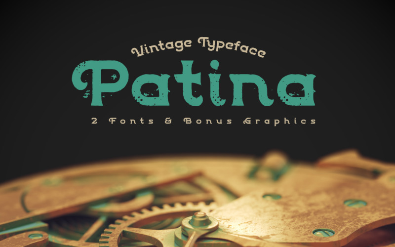 Patina lettertype