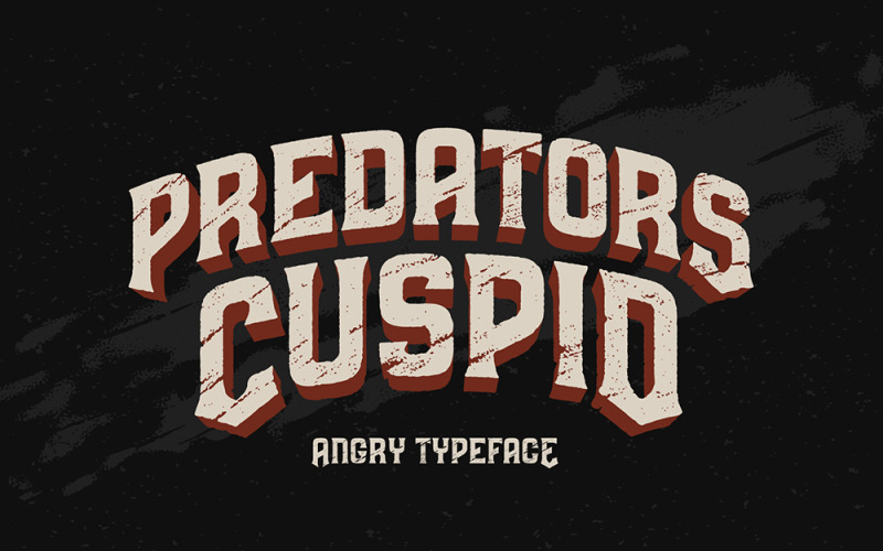 Download Шрифт "Predators Cuspid Font" / Predators Cuspid Font - Шрифт на тему графика gothic,type,graphic,design,typeface,typography,font,text,vintage,letter,symbol,alphabet,set,retro,lettering,vector,element,style,old,decorative