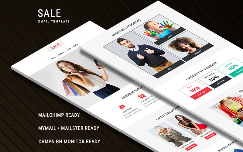 адаптивный шаблон информационного бюллетеня