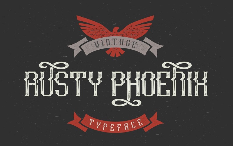 Шрифт Rusty Phoenix Typeface