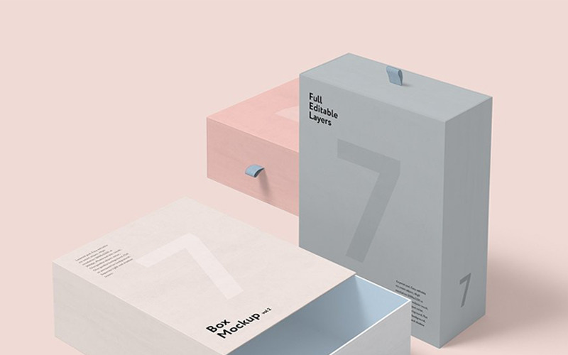Download Мокап для продукта "Box  Set product mockup" / Box  Set product mockup - Мокап для продукта на тему графика box mockup mock-up boxes giftbox gift package packaging psd layered shopping fashion branding