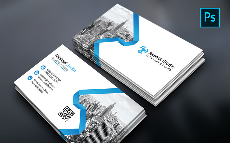 Download Фирменный стиль "Clean Art & Design Business Card - Corporate Identity Template" / Clean Art & Design Business Card - Corporate Identity Template - Фирменный стиль на тему графика 