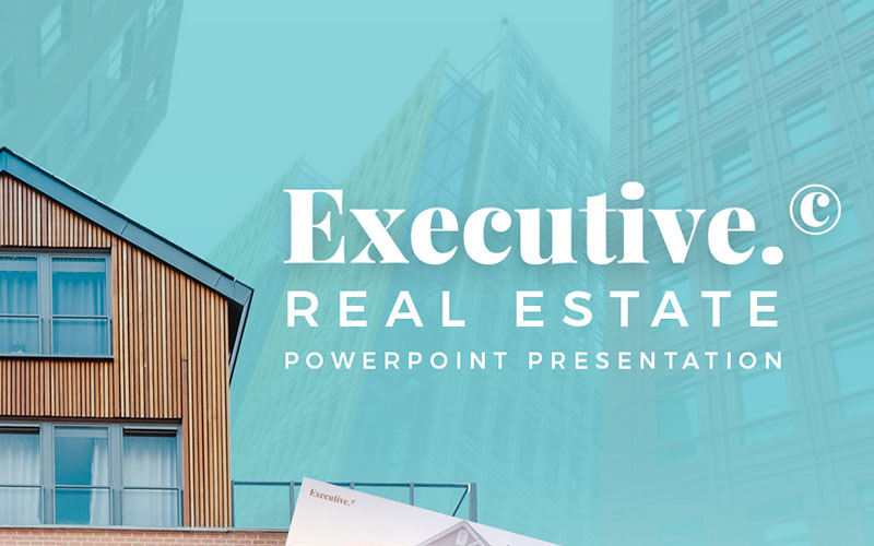 Ejecutivo - Plantilla de PowerPoint inmobiliaria