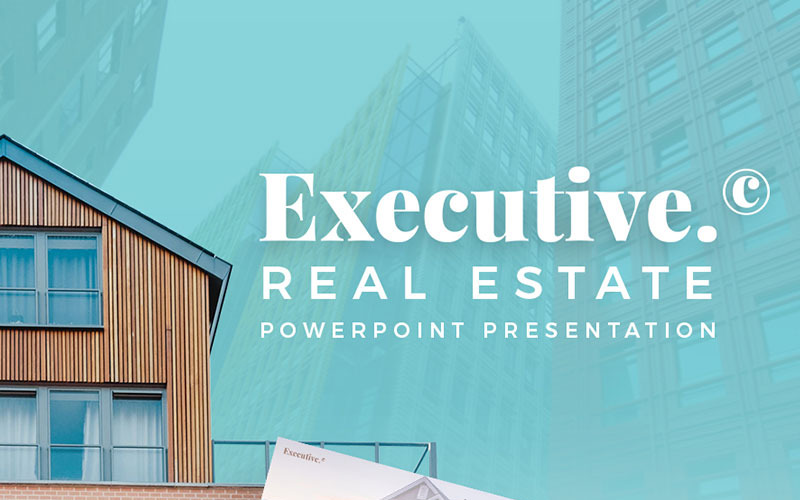 Executive - шаблон нерухомості PowerPoint
