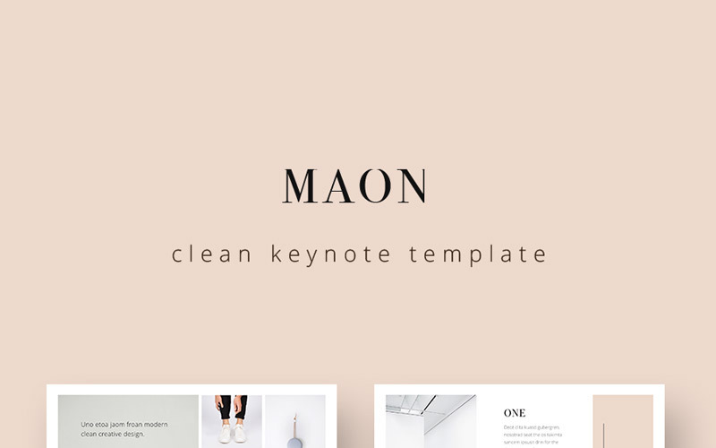 MAON - Keynote-sjabloon