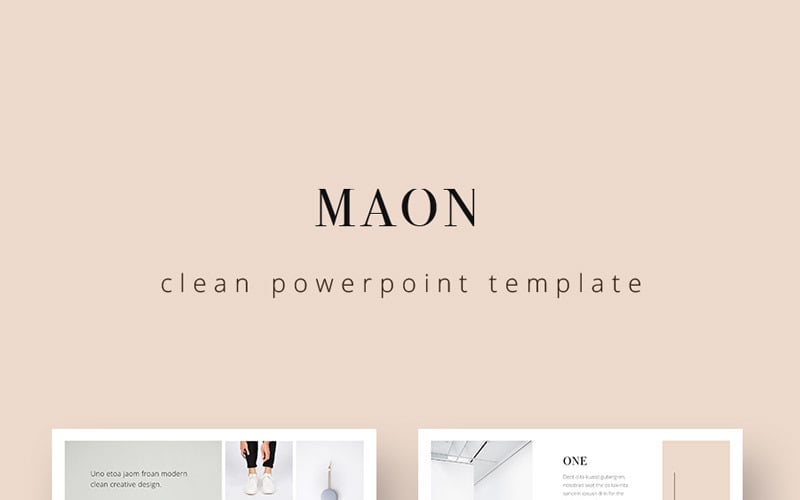 MAON PowerPoint template