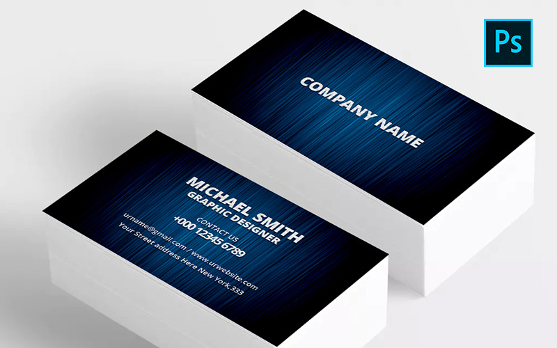 Download Фирменный стиль "Michael Smith Business Card - Corporate Identity Template" / Michael Smith Business Card - Corporate Identity Template - Фирменный стиль на тему графика 