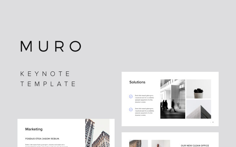 MURO + Big Bonus - Plantilla de Keynote