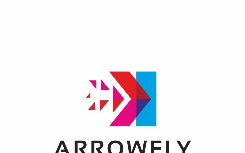 Download Шаблон логотипа "Arrow Fly Logo Template" / Arrow Fly Logo Template - Шаблон логотипа на тему графика advance agressive arrow bike car communication computer deliver dolphin double economy forward front future high leading modern music next racing