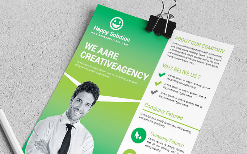 Kreativer und moderner Flyer | Vol. 17 - Vorlage für Corporate Identity