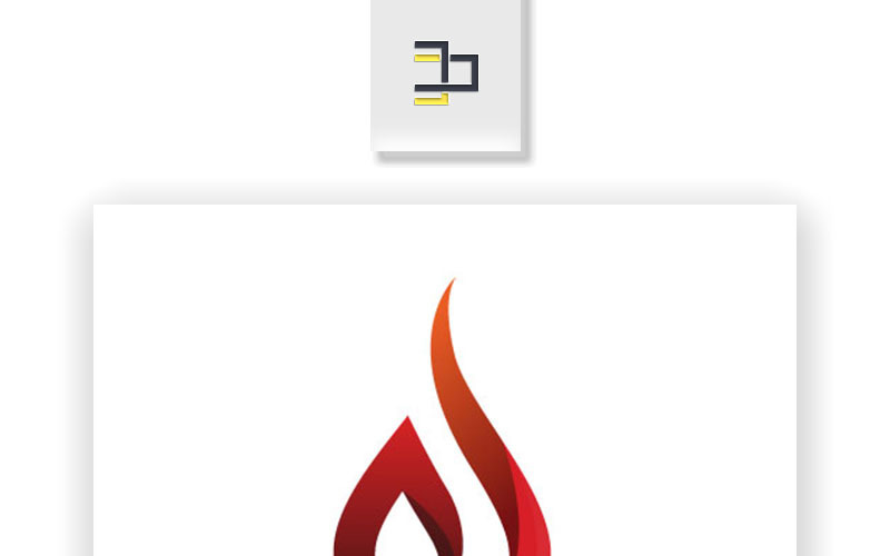 Download Шаблон логотипа "Red Burn Logo Template" / Red Burn Logo Template - Шаблон логотипа на тему графика burn,red,fire,modern,elegant,blame,business,company