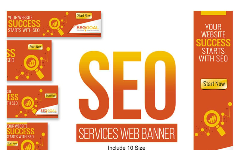 SEO услуги Веб-баннеры и реклама Анимированный баннер